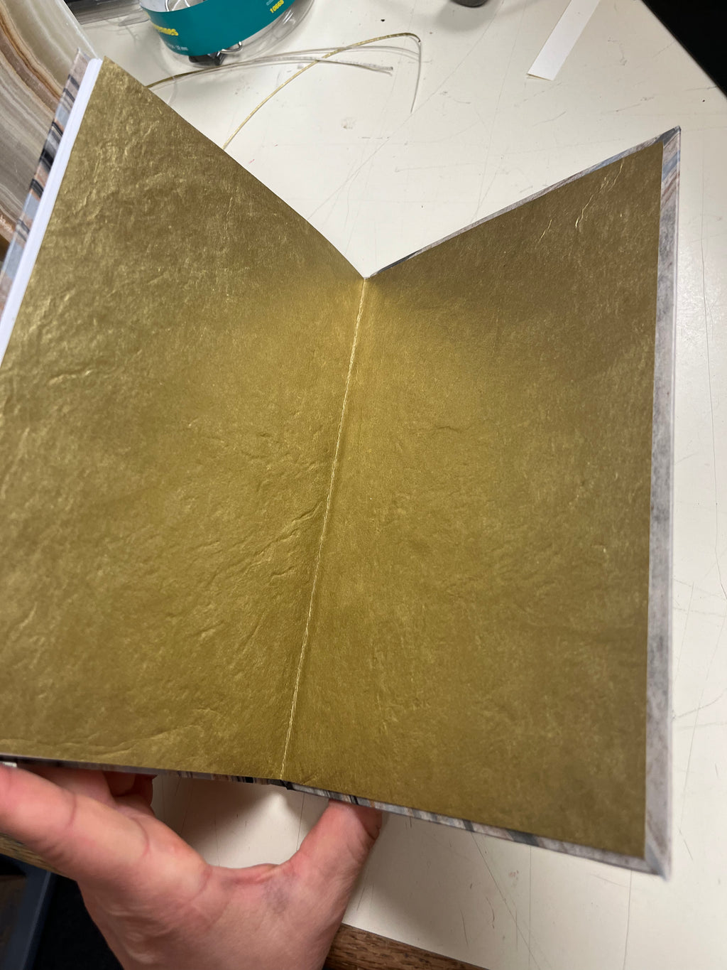 Hand-sewn hardcover books